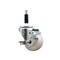 Service Caster 3'' Nylon Swivel 7/8'' Expanding Stem Caster with Brake SCC-EX20S314-NYS-TLB-78 - alternate 1